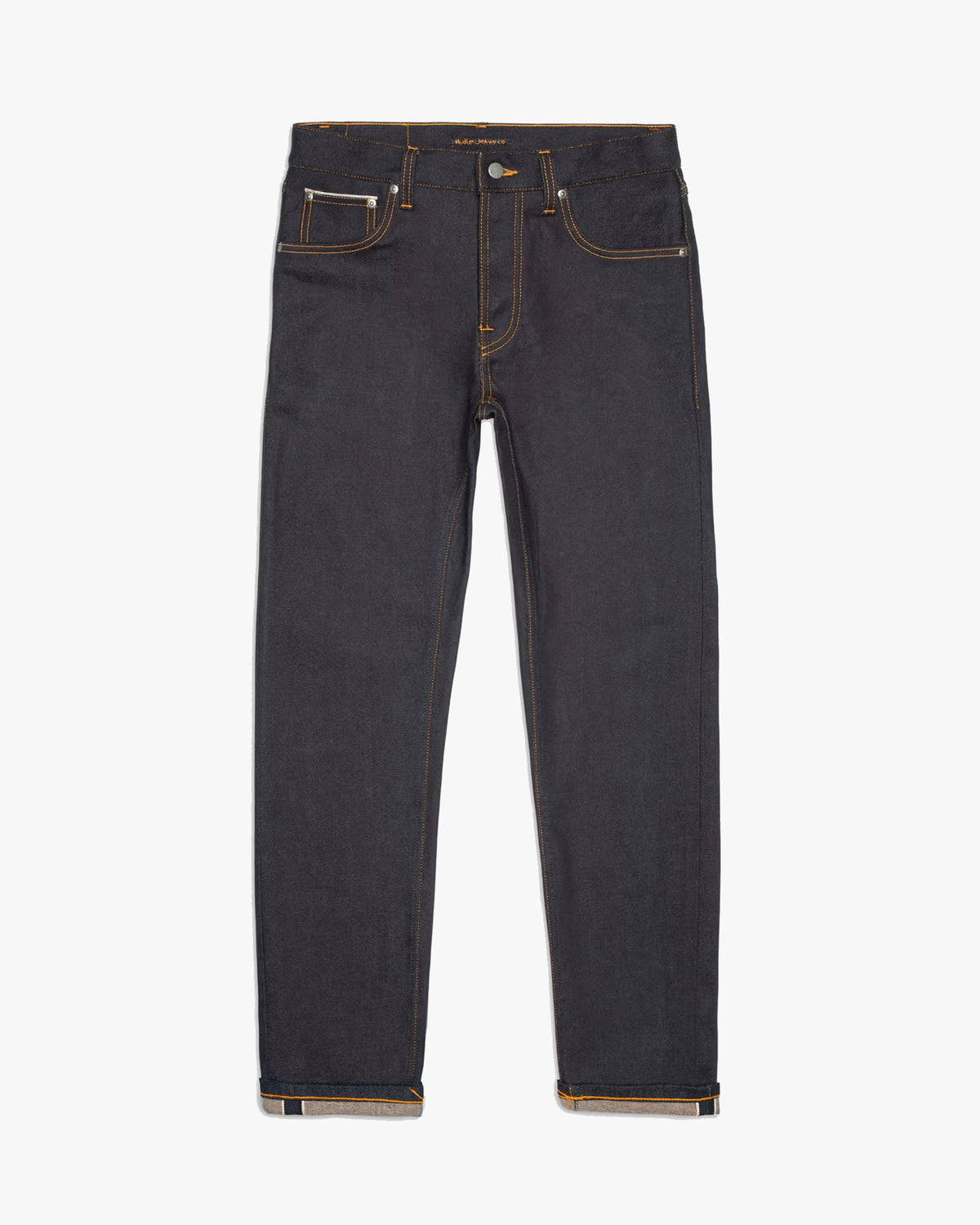 Nudie Solid Ollie Slim Fit Mens Jeans - Dry Truest Selvedge | Nudie Jeans Jeans | JEANSTORE