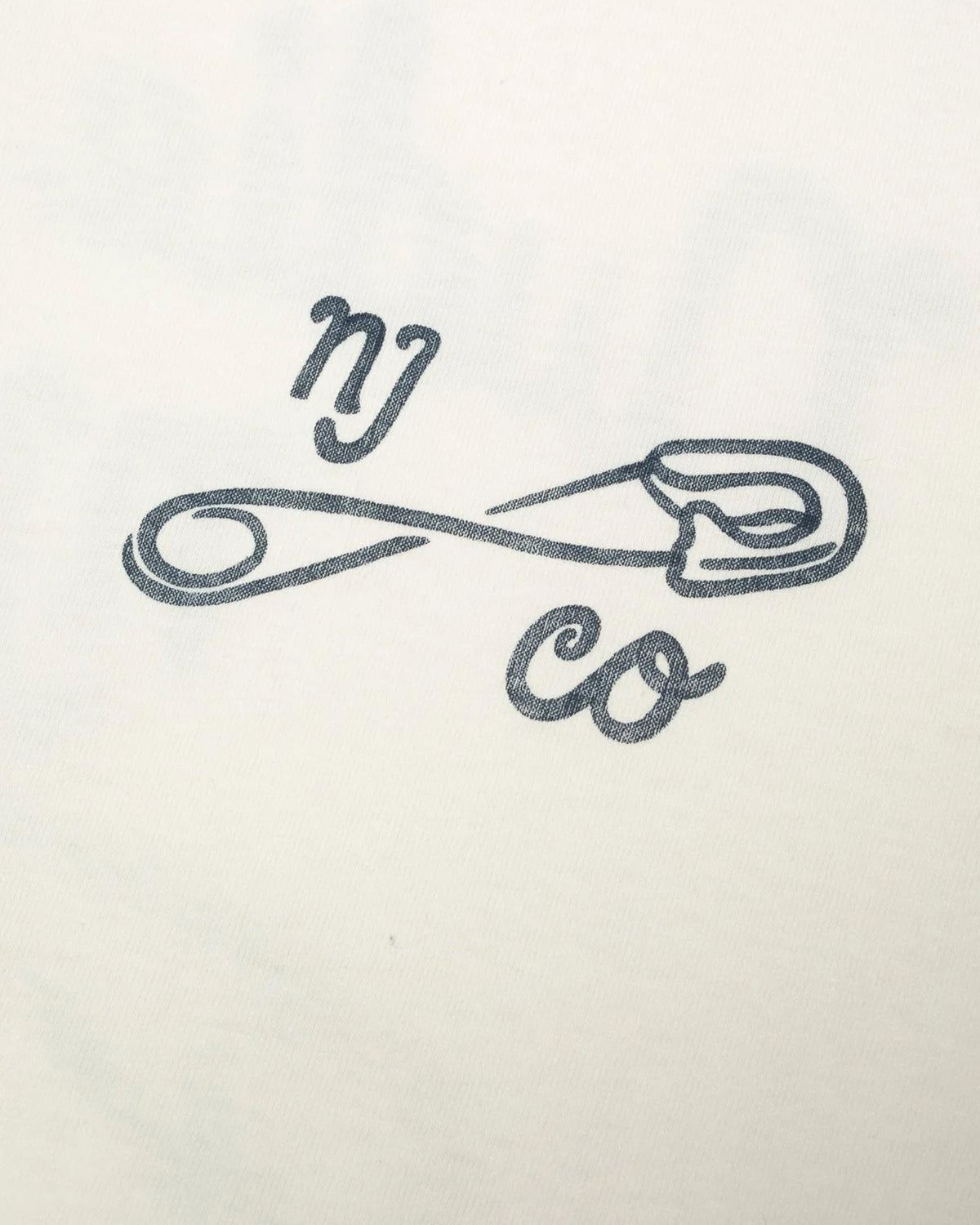 Nudie Jeans Roy NJCO Pin Tee - Chalk White | Nudie Jeans T Shirts | JEANSTORE