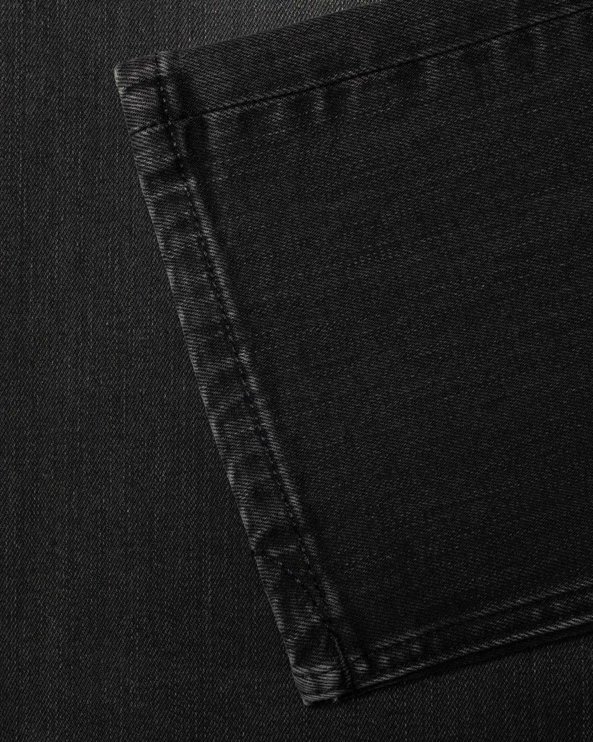 Nudie Grim Tim Slim Straight Mens Jeans - Black Mist