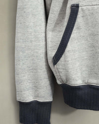 Nudie Jeans Gunde Hoodie Embo Wave - Grey Melange | Nudie Jeans Sweaters & Knitwear | Jeanstore