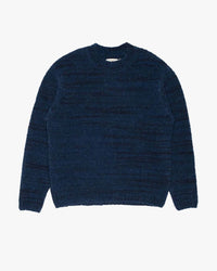 Nudie Jeans Gurra Boucle Sweater - Blue / Black