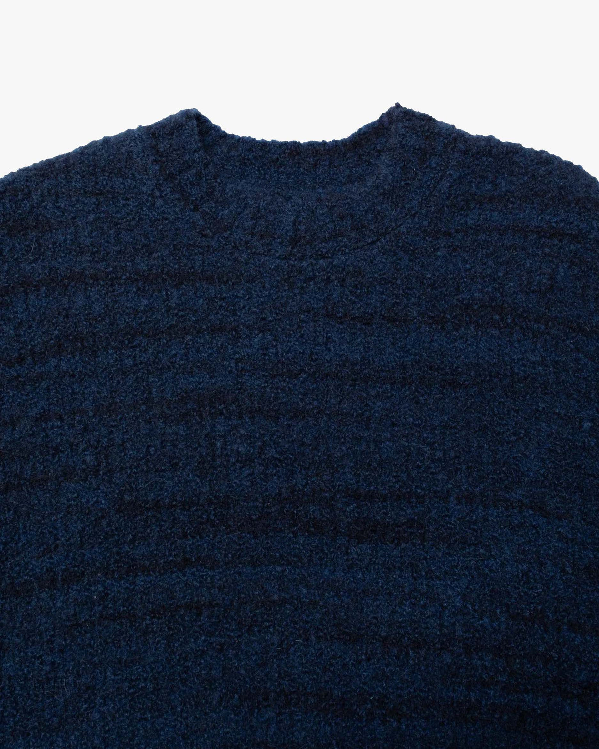 Nudie Jeans Gurra Boucle Sweater - Blue / Black