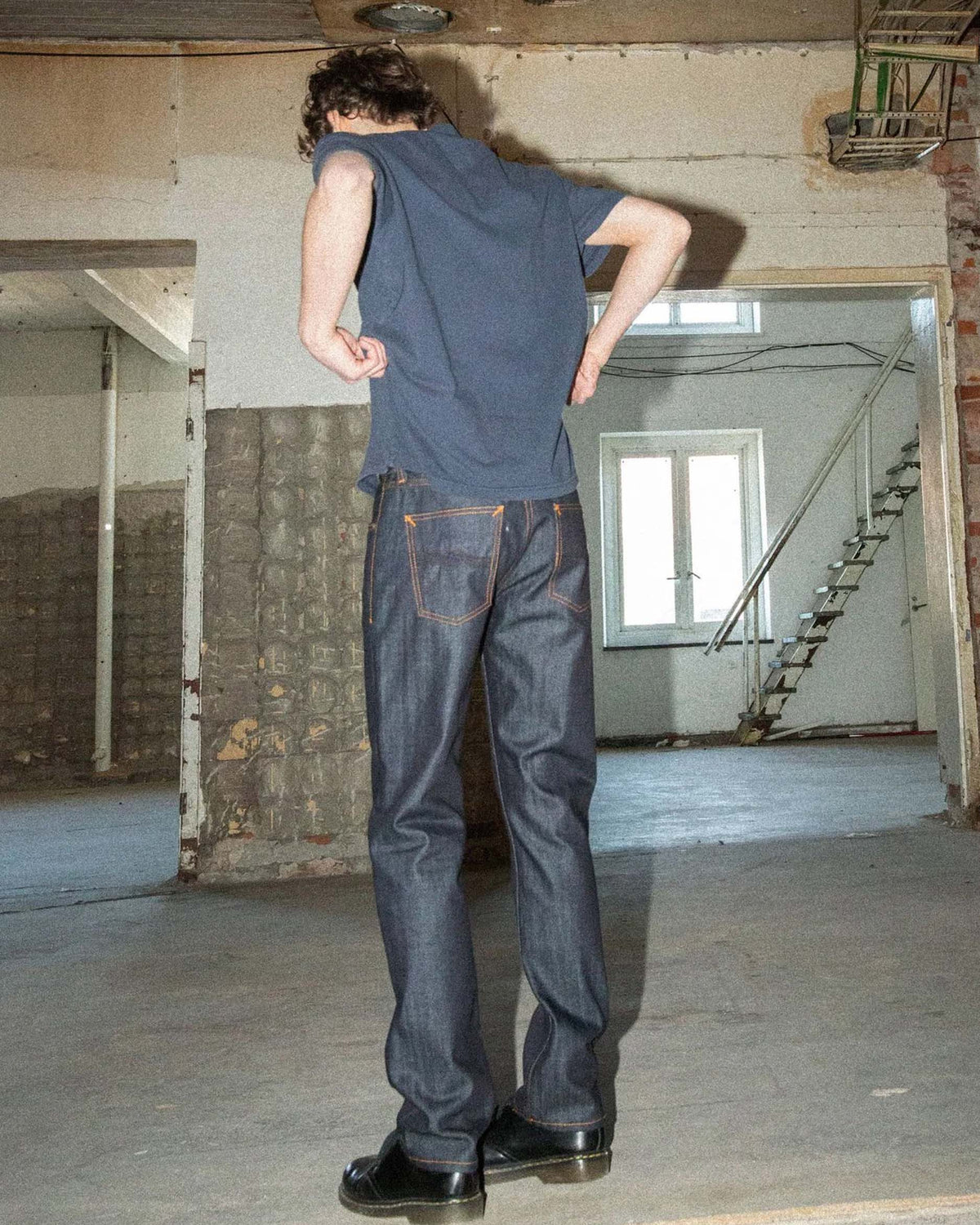Nudie Gritty Jackson Regular Fit Mens Jeans - Blue Dry Two | Nudie Jeans Jeans | Jeanstore