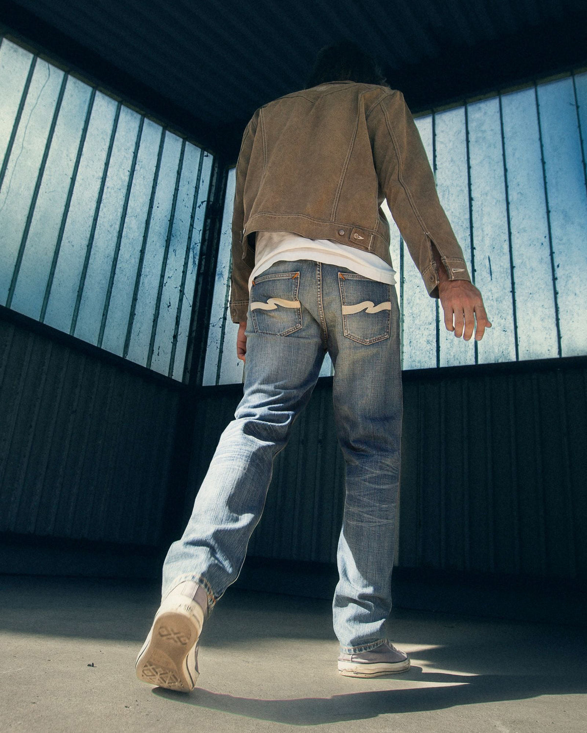 Nudie Gritty Jackson Regular Fit Mens Jeans - Tidal Waves | Nudie Jeans Jeans | Jeanstore