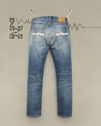 Nudie Gritty Jackson Regular Fit Mens Jeans - Tidal Waves