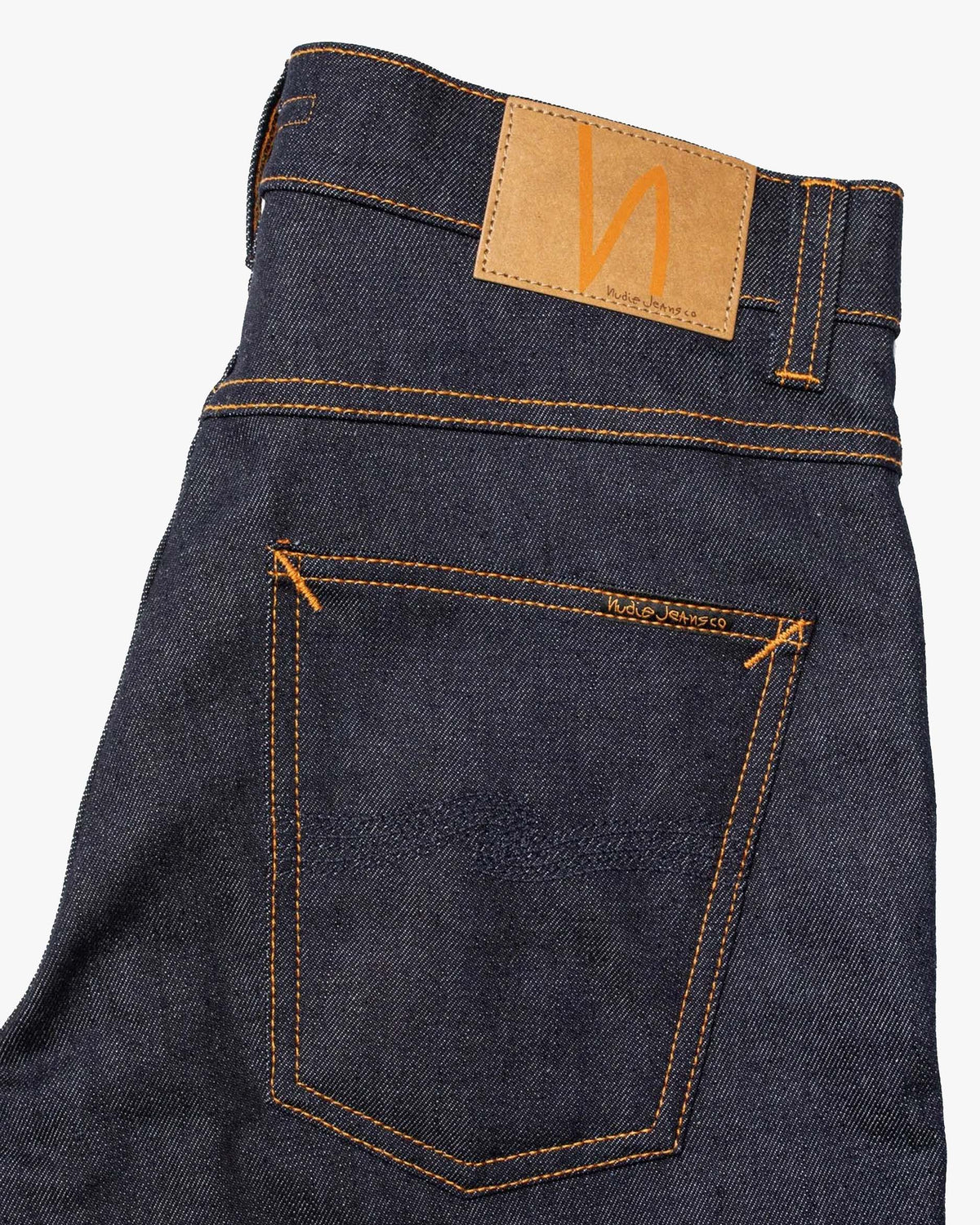 Nudie Grim Tim Slim Straight Mens Jeans - Dry Blue 16 Dips