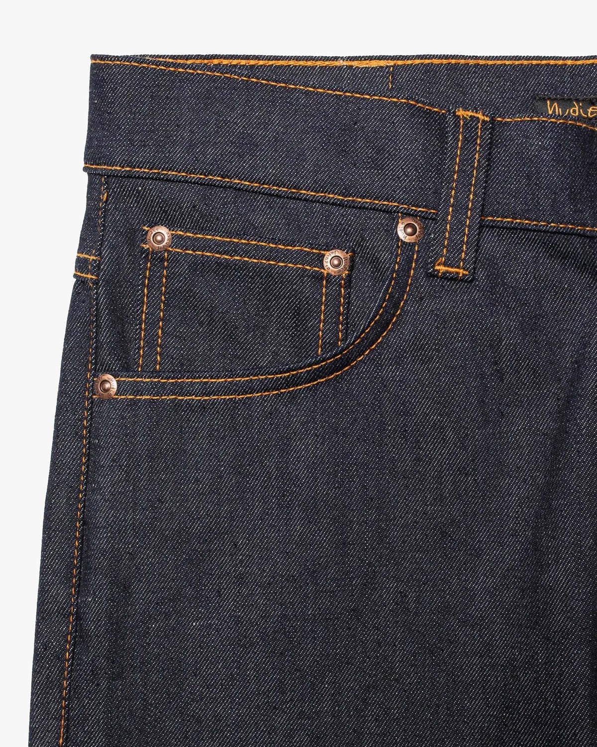 Nudie Grim Tim Slim Straight Mens Jeans - Dry Blue 16 Dips