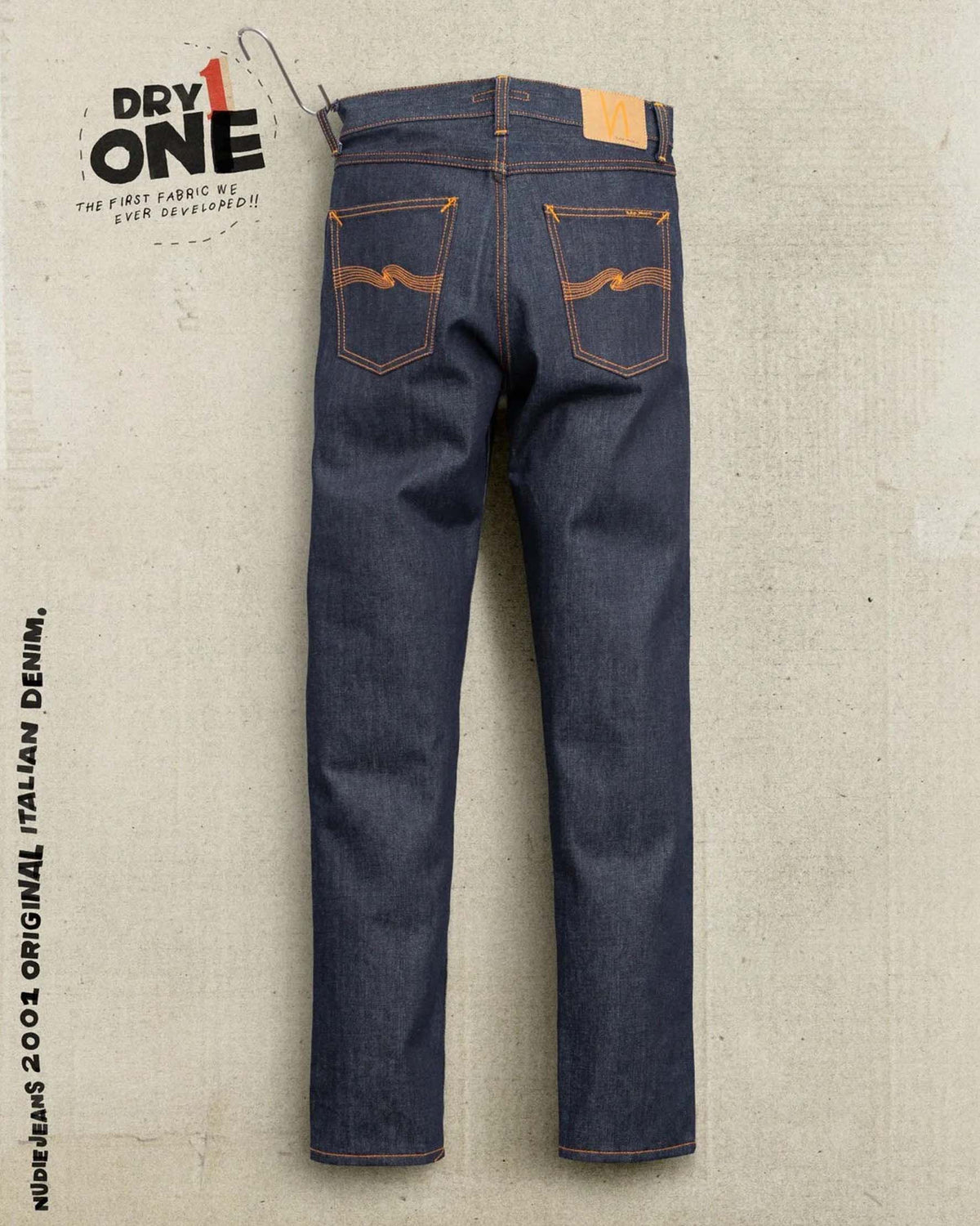 Nudie Steady Eddie II Regular Tapered Mens Jeans - Dry One | Nudie Jeans Jeans | Jeanstore