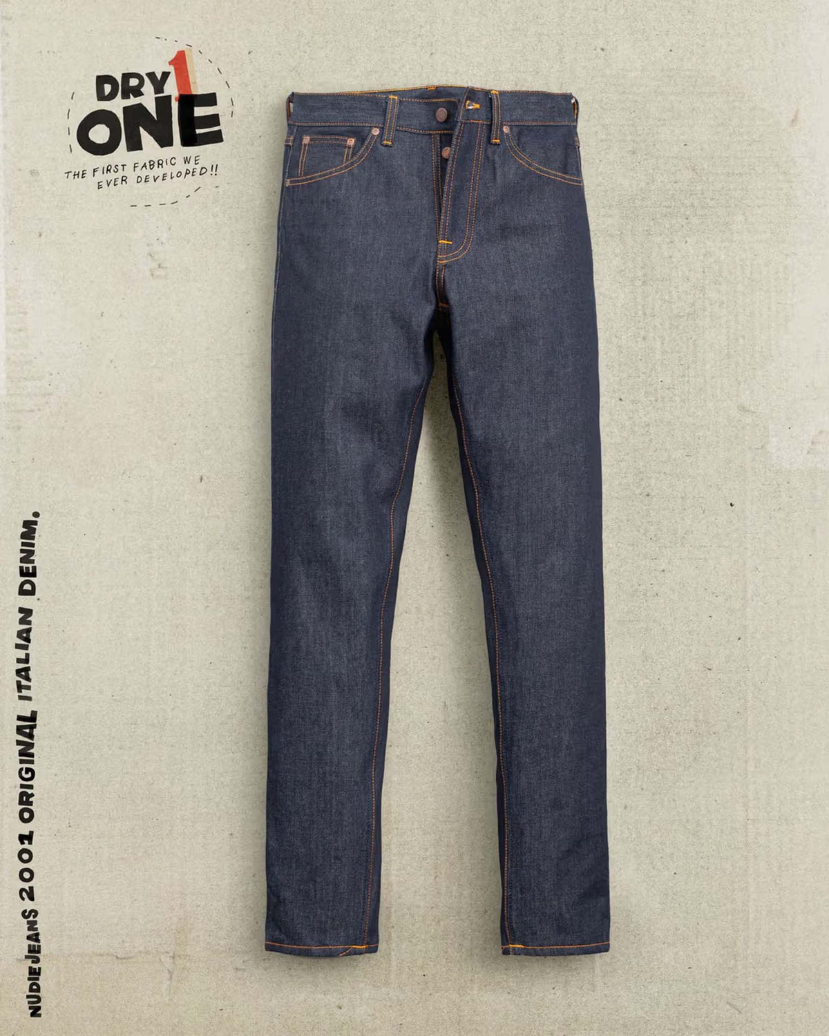 Nudie Steady Eddie II Regular Tapered Mens Jeans - Dry One | Nudie Jeans Jeans | Jeanstore