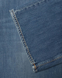 Nudie Loud Larry Loose Fit Wide Leg Mens Jeans - Gravel Stone