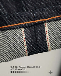 Nudie Lean Dean Slim Tapered Mens Jeans - Dry Ohm Selvage | Nudie Jeans Jeans | Jeanstore