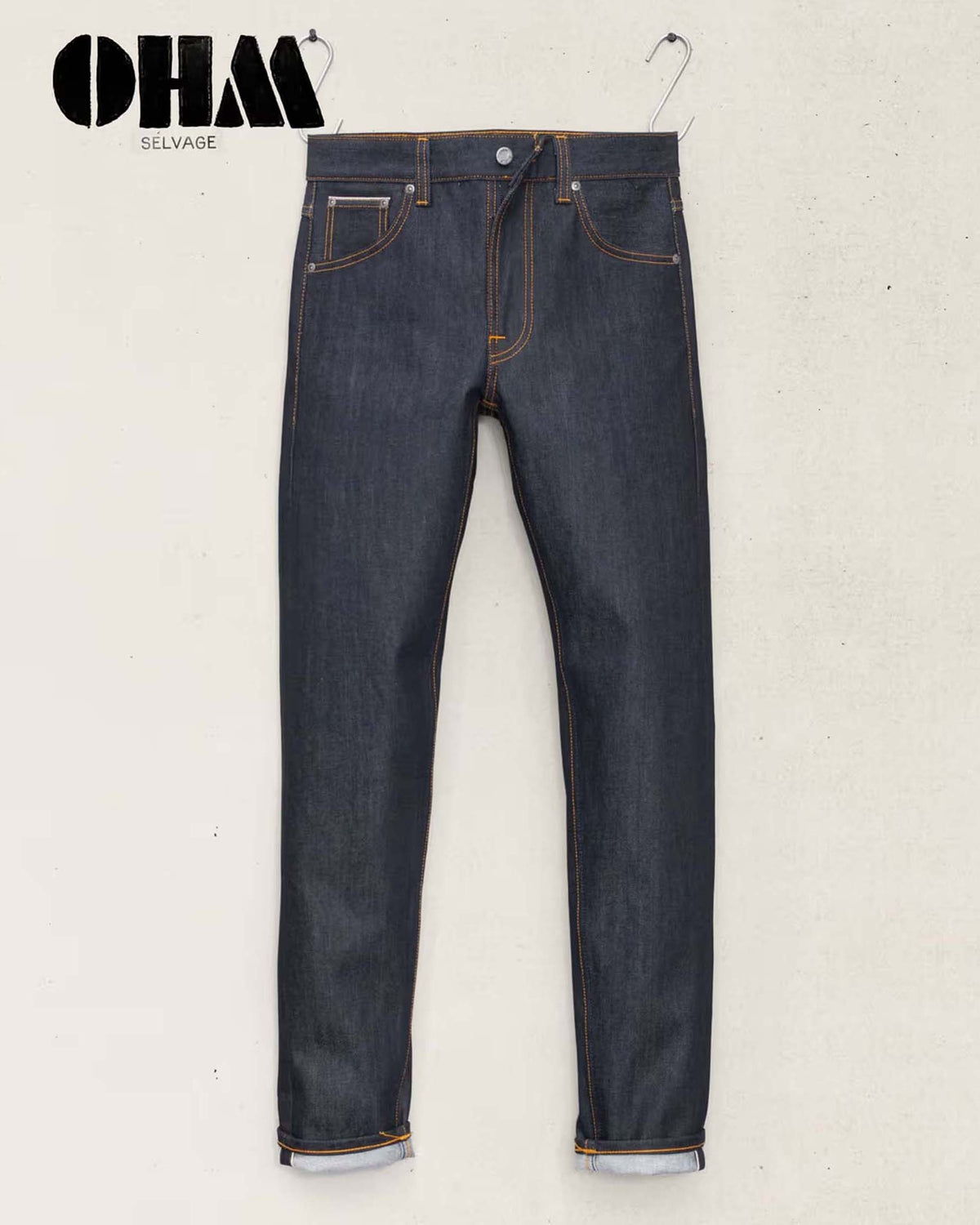 Nudie Lean Dean Slim Tapered Mens Jeans - Dry Ohm Selvage | Nudie Jeans Jeans | Jeanstore