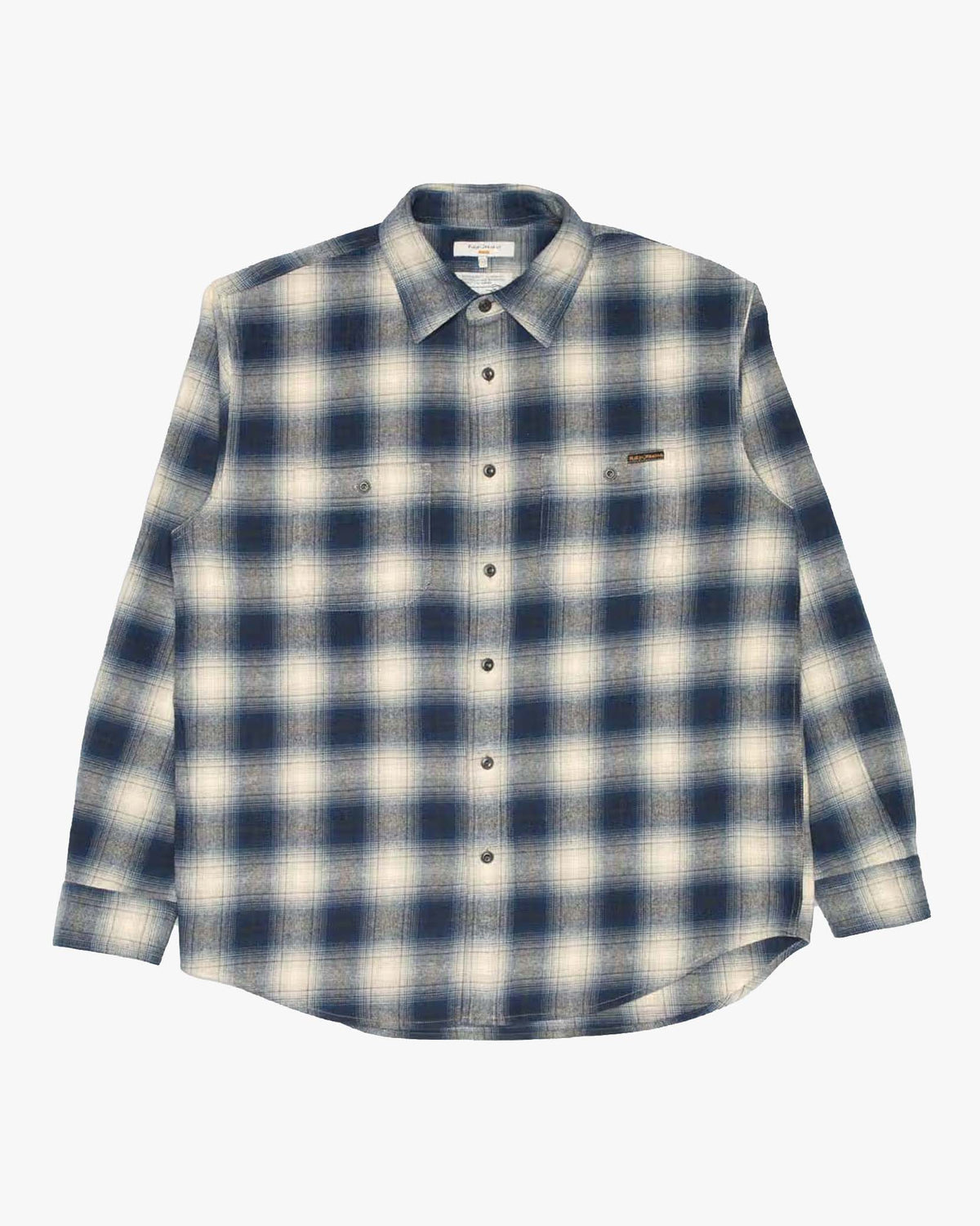 Nudie Jeans Julian Checked Worker Shirt - Blue | Nudie Jeans Shirts | Jeanstore