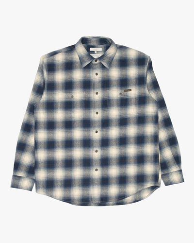 Nudie Jeans Julian Checked Worker Shirt - Blue | Nudie Jeans Shirts | Jeanstore