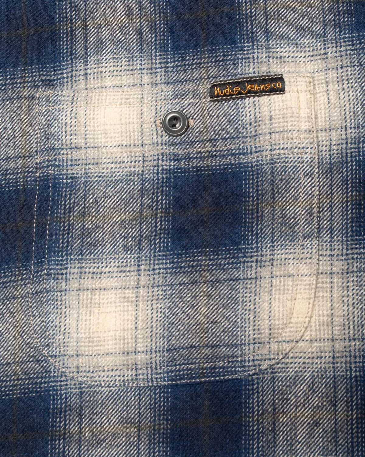 Nudie Jeans Julian Checked Worker Shirt - Blue | Nudie Jeans Shirts | Jeanstore