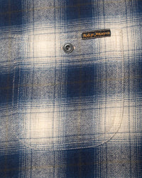 Nudie Jeans Julian Checked Worker Shirt - Blue | Nudie Jeans Shirts | Jeanstore