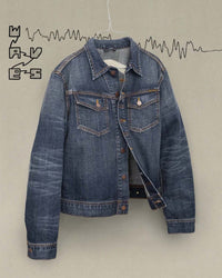 Nudie Jeans Conny Denim Jacket - Big Wave | Nudie Jeans Jackets & Coats | Jeanstore