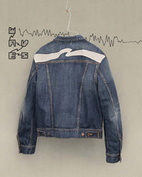 Nudie Jeans Conny Denim Jacket - Big Wave | Nudie Jeans Jackets & Coats | Jeanstore