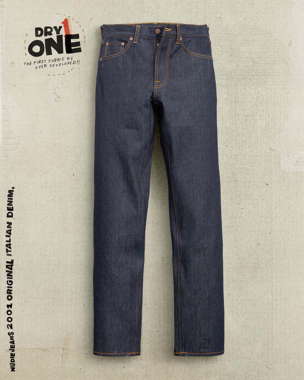 Nudie Rad Rufus Regular Straight Mens Jeans - Dry One | Nudie Jeans Jeans | Jeanstore