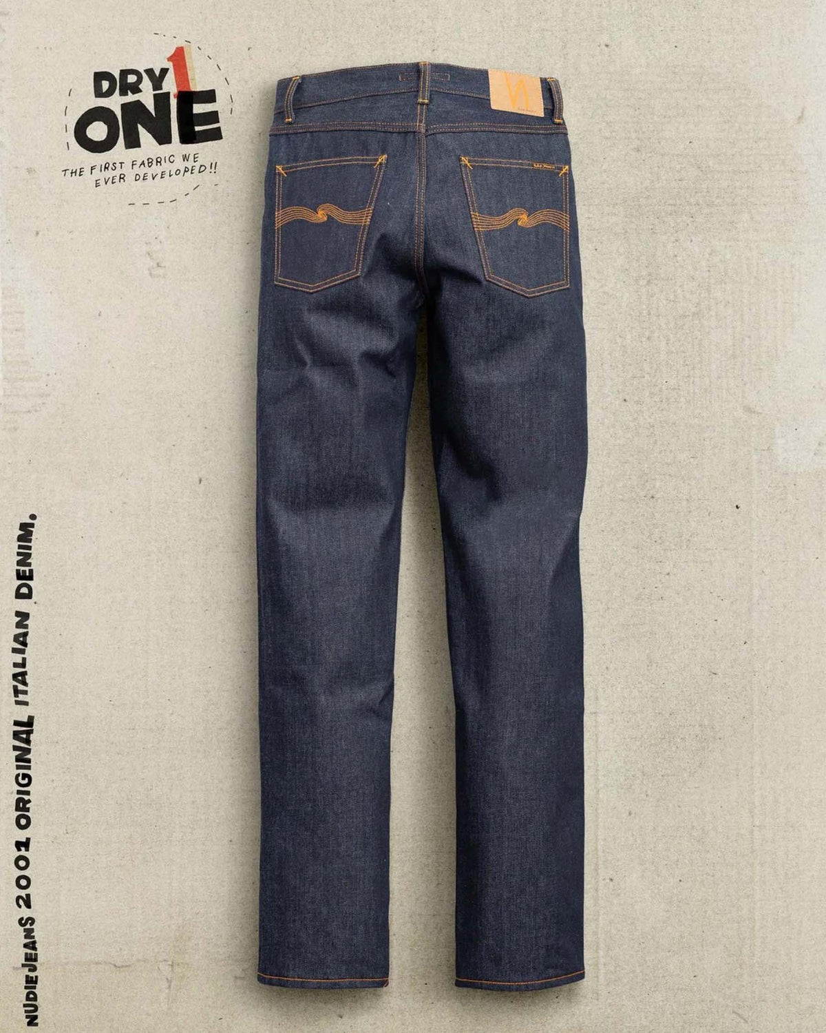Nudie Rad Rufus Regular Straight Mens Jeans - Dry One | Nudie Jeans Jeans | Jeanstore