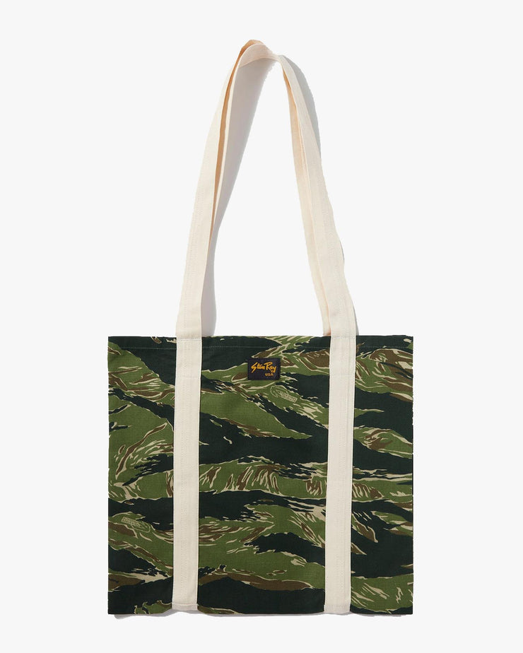 Stan Ray Made in USA Tote Bag - Green Tigerstripe Ripstop