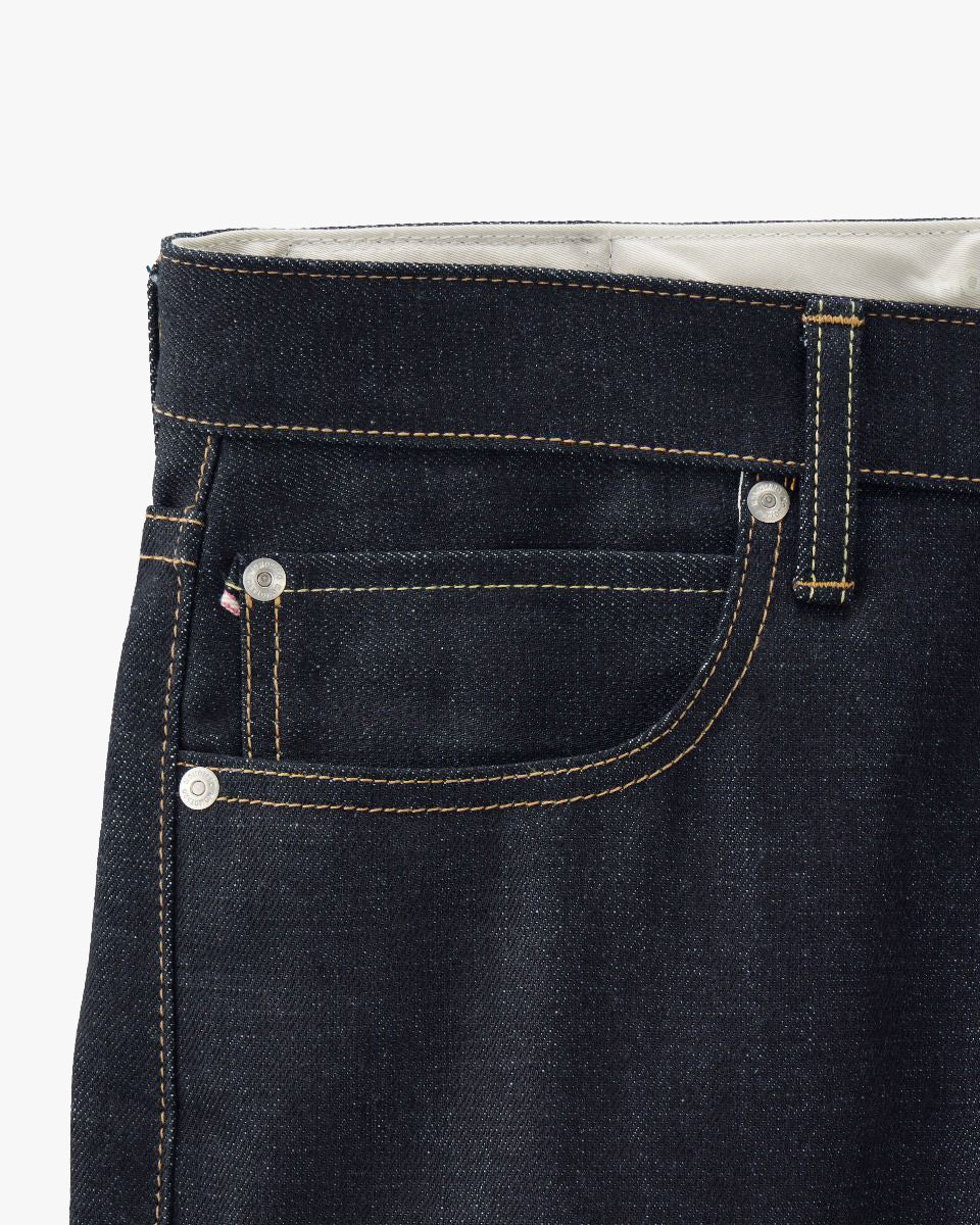 MOMOTARO JEANS #100 Standard Straight Fit Mens Jeans - 14.7oz Zimbabwe Cotton Selvedge Denim / Button | MOMOTARO JEANS Jeans | JEANSTORE