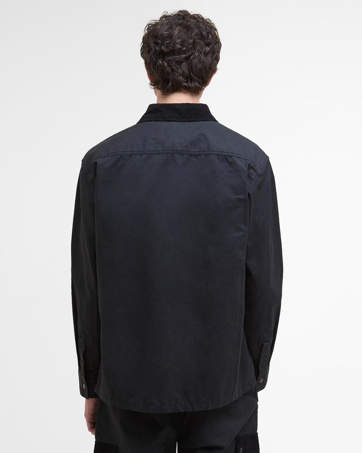 Barbour Heritage Silverbay Oversized Twill Overshirt - Black