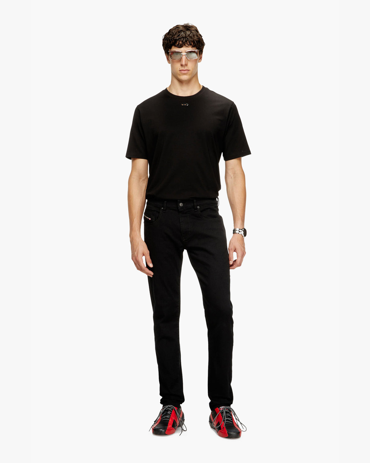 Diesel 2019 D-Strukt Slim Fit Mens Jeans - 069YP / Black