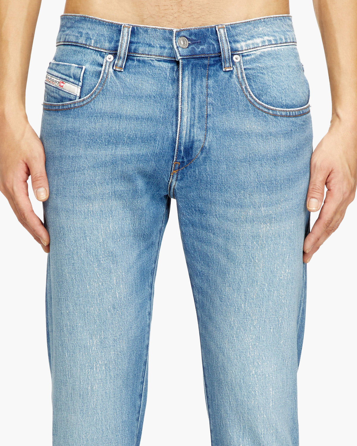 Diesel 2019 D-Strukt Slim Fit Mens Jeans - 0ADBK / Light Blue | Diesel Jeans | JEANSTORE