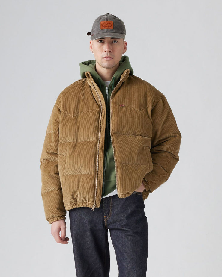 Levi's® Corduroy Super Puffer Jacket - Ermine