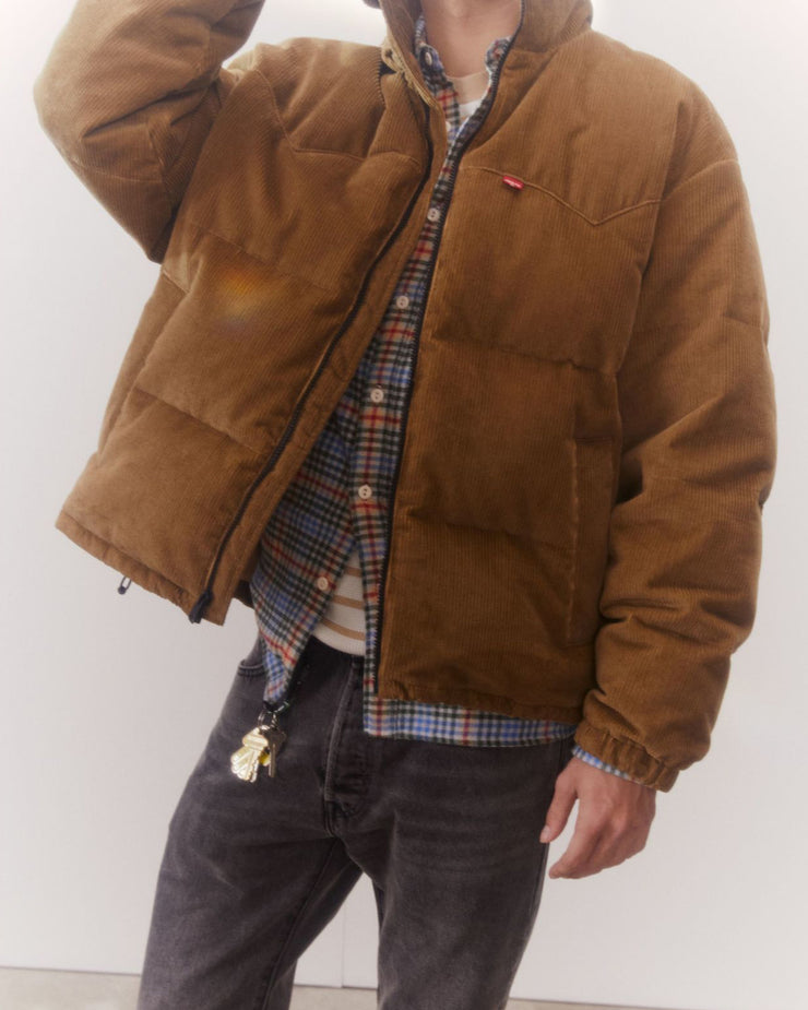 Levi's® Corduroy Super Puffer Jacket - Ermine