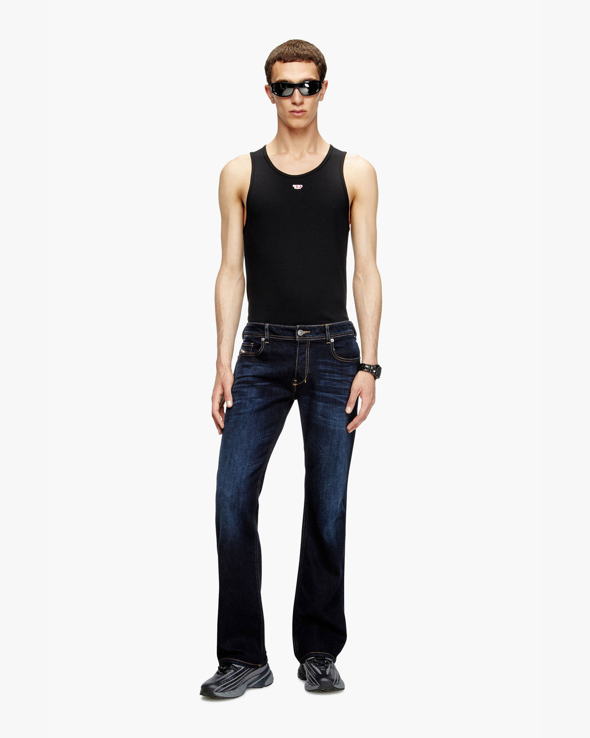 Diesel 2007 Zatiny Bootcut Mens Jeans - 009ZS / Dark Blue