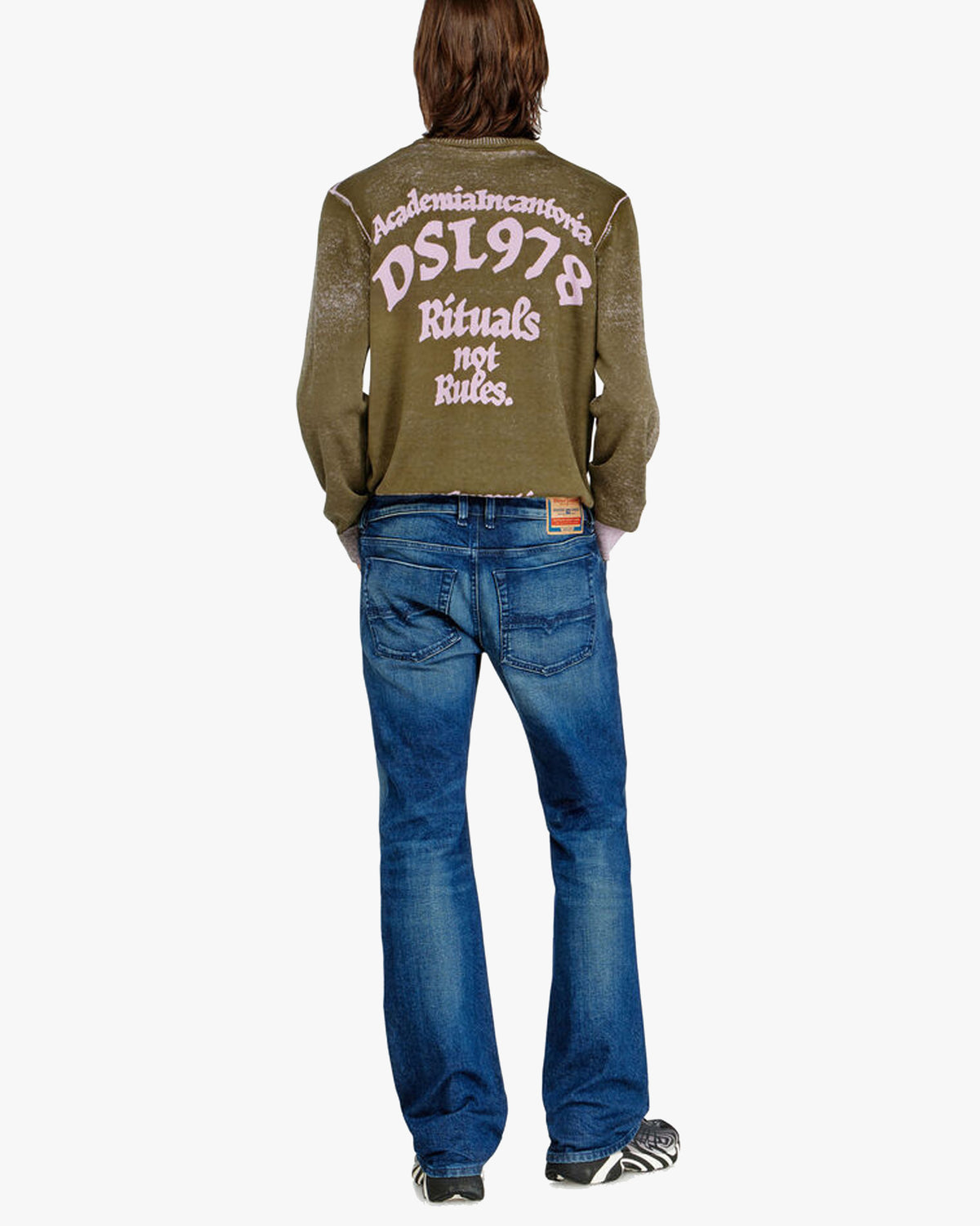 Diesel 2007 Zatiny Bootcut Mens Jeans - 09L51 / Dark Blue