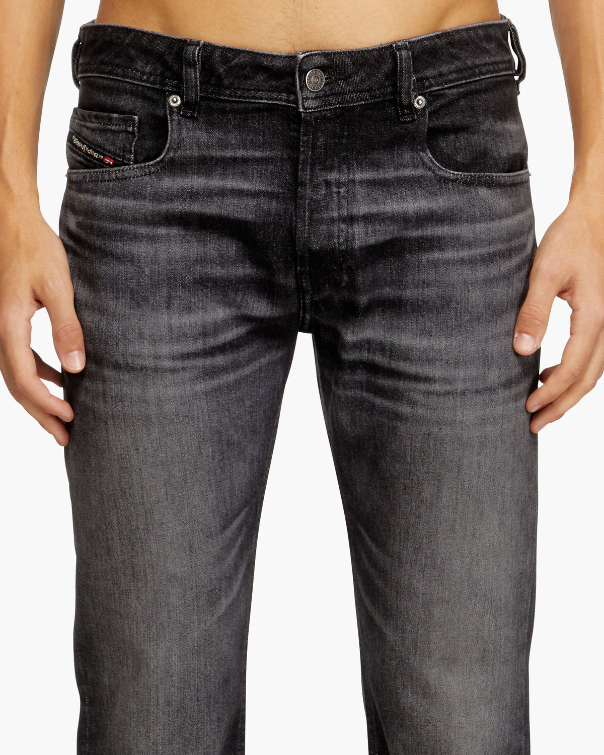 Diesel 2007 Zatiny Bootcut Mens Jeans - 09N48 / Black / Dark Grey