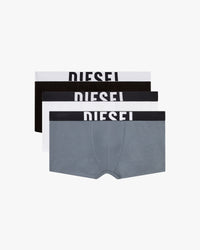 Diesel Damien 3-Pack Cotton Boxer Briefs - Black | Diesel Underwear | Jeanstore