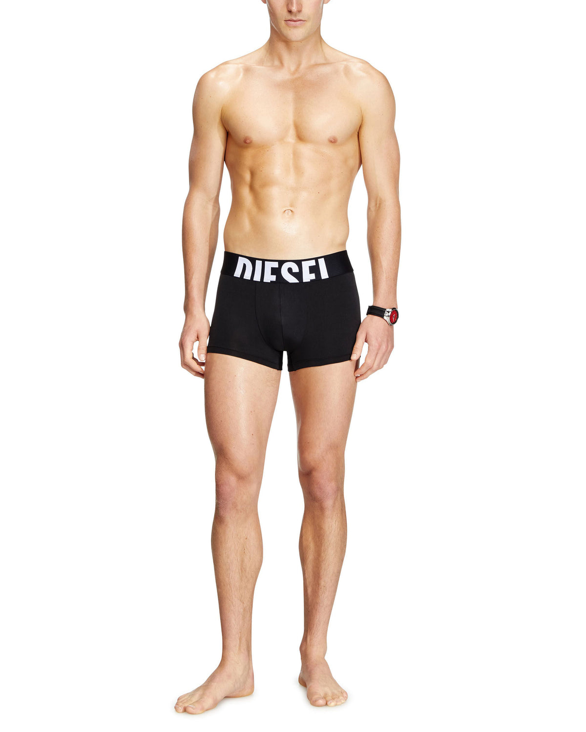 Diesel Damien 3-Pack Microfibre Boxer Briefs - Black | Diesel Underwear | Jeanstore