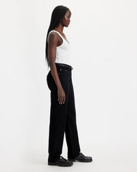 Levi's® Womens 501 90's Relaxed Straight Fit Jeans - Rinsed Blacktop | Levi's® Jeans | JEANSTORE