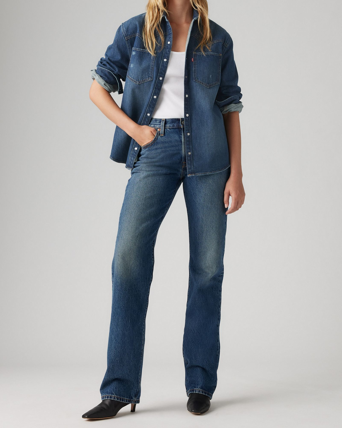 Levi's® Womens 501 90's Relaxed Straight Fit Jeans - Flash Full | Levi's® Jeans | JEANSTORE