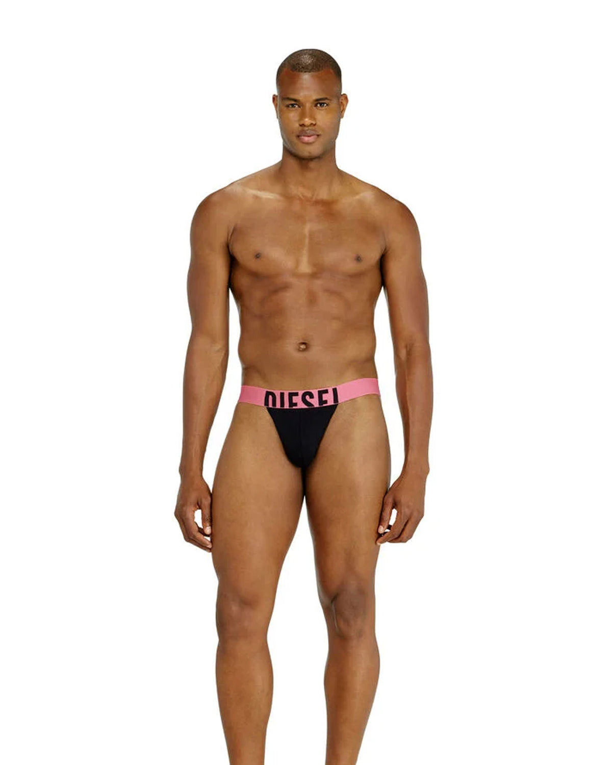 Diesel Fritz 3-Pack Jockstraps - Black / Pink