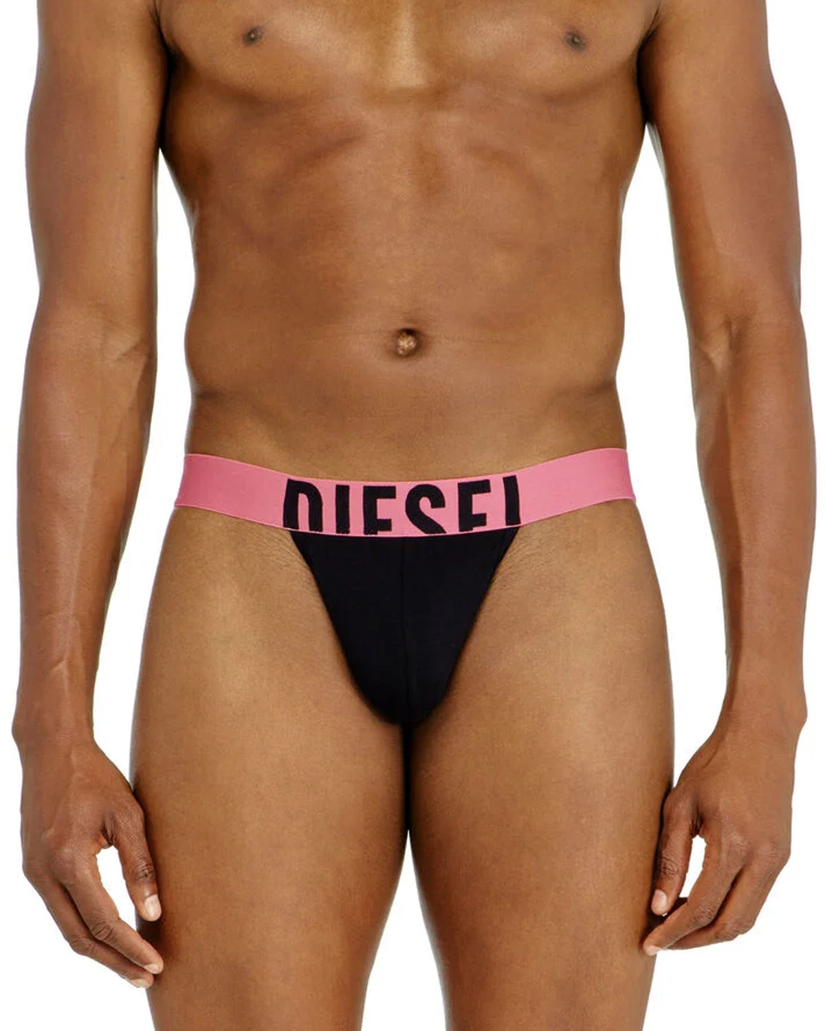 Diesel Fritz 3-Pack Jockstraps - Black / Pink