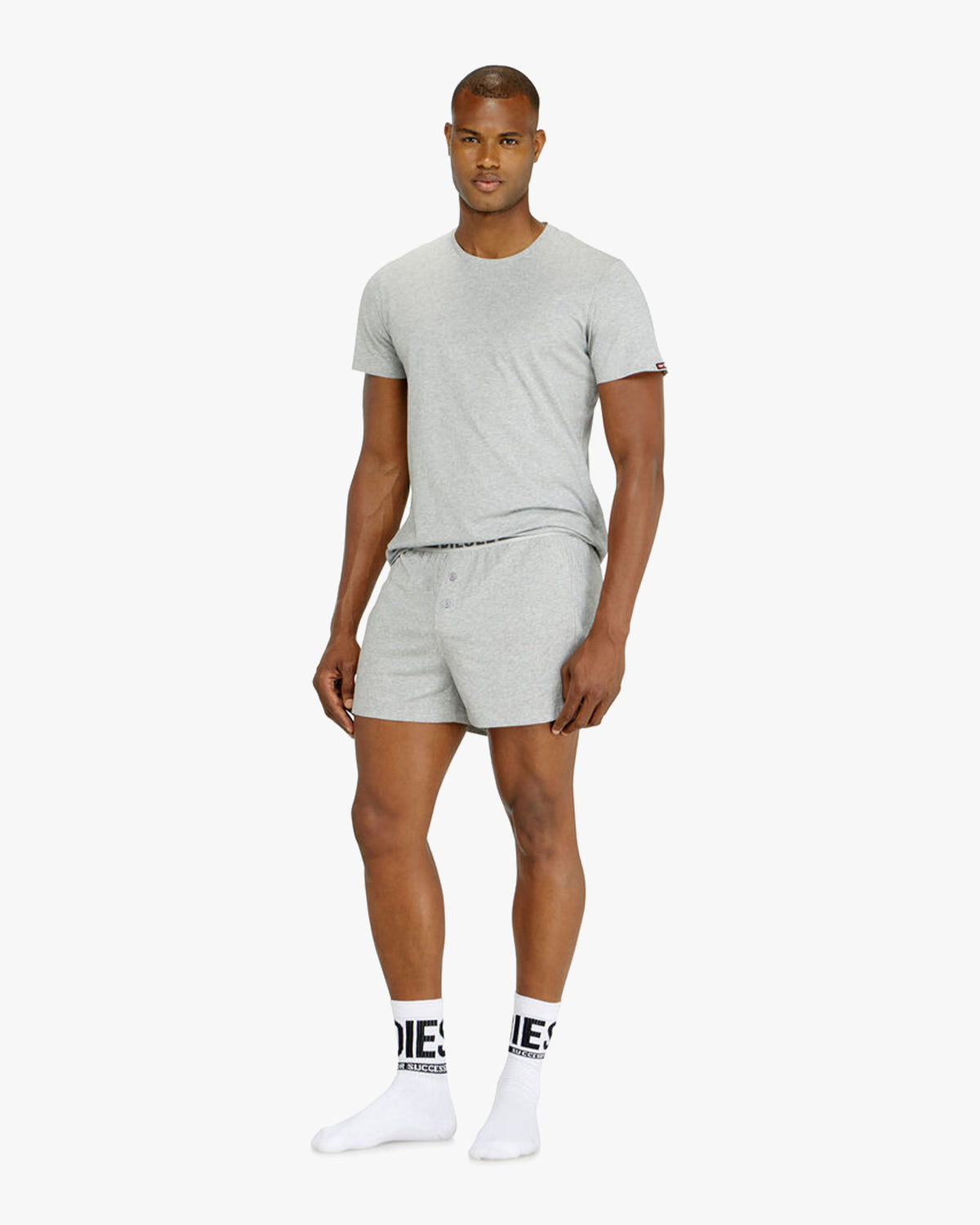 Diesel Randal 3-Pack Tees - White / Grey / Black