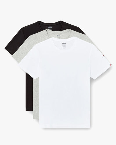 Diesel Randal 3-Pack Tees - White / Grey / Black