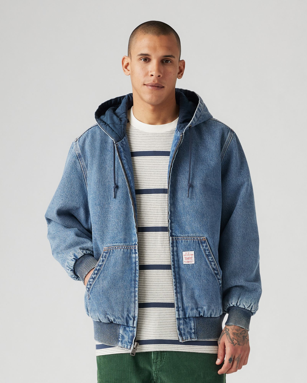 Levi's® Workwear Potrero Denim Hoody - Get Involved | Levi's® Jackets & Coats | JEANSTORE