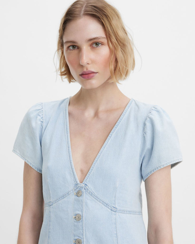 Levi's® Womens Erin Mini Denim Dress - Icy Dreams 2