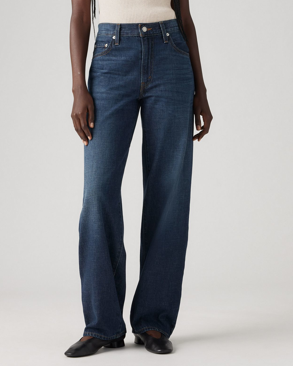 Levi's® Womens Baggy Dad Loose Fit Linen+ Denim Jeans - Do You Mind | Levi's® Jeans | JEANSTORE