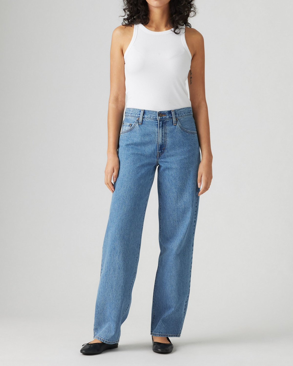 Levi's® Womens Baggy Dad Loose Fit Jeans - Own It Stone | Levi's® Jeans | JEANSTORE