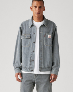 Levi's® Workwear Sunrise Trucker Jacket - Aged Railroad Stripe