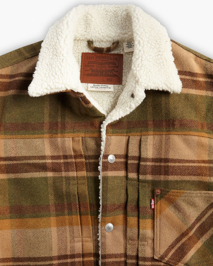 Levis on sale tartan hoodie