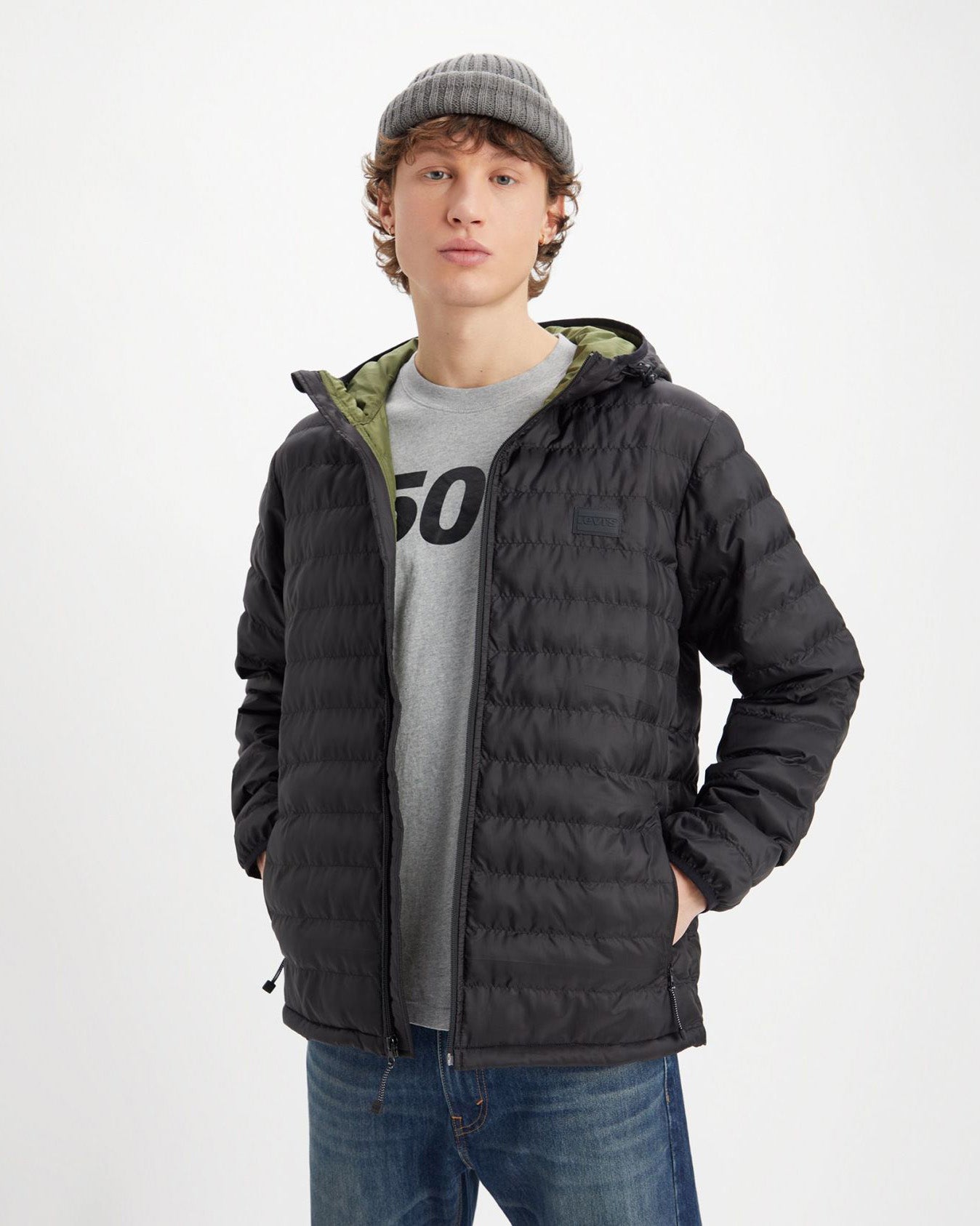 Levi's® Pierce Packable Jacket - Jet Black – JEANSTORE