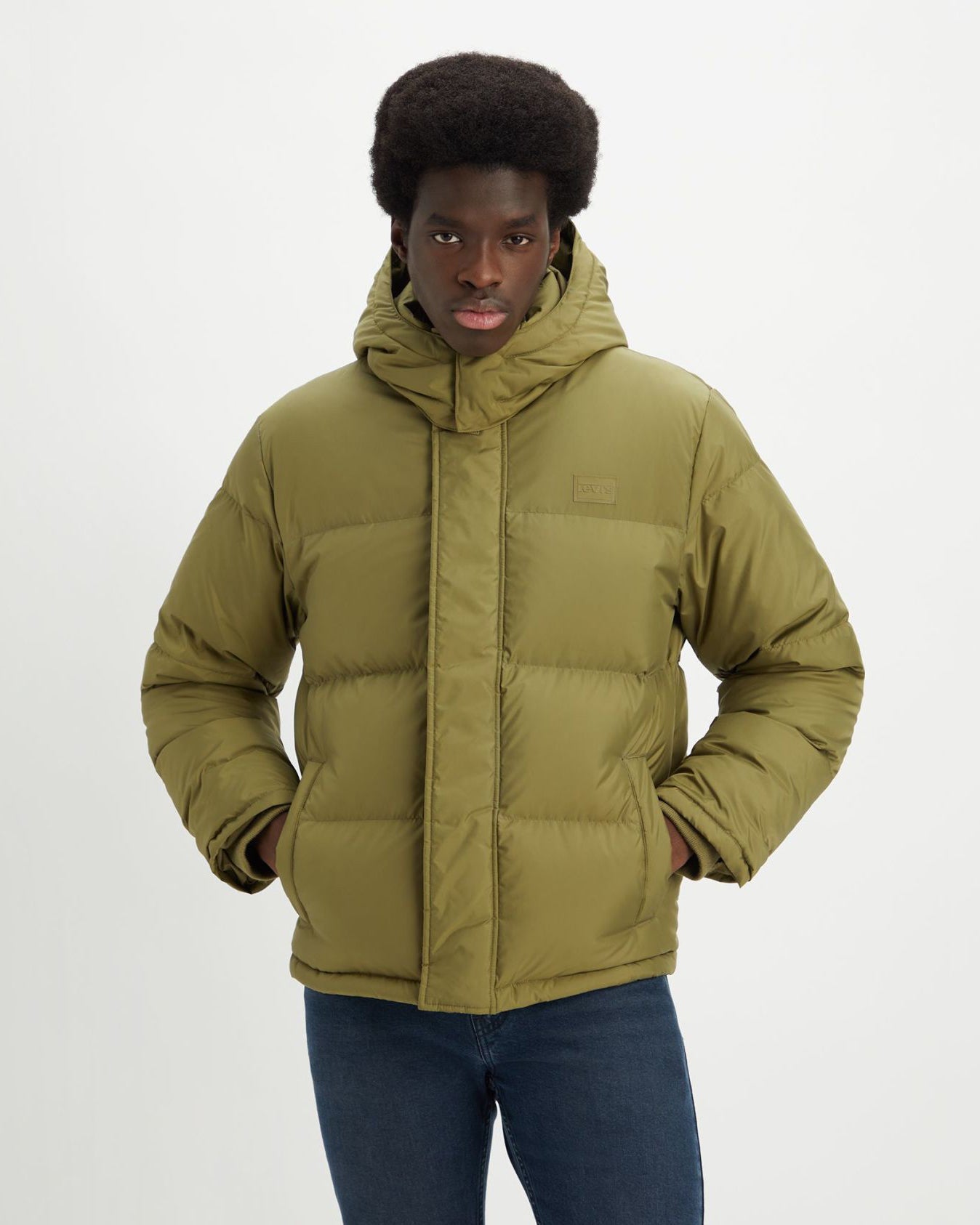 Levi's® Laurel Short Puffer Jacket - Martini Olive – JEANSTORE